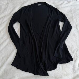 Bobi Black Cardigan Waffle Size Medium